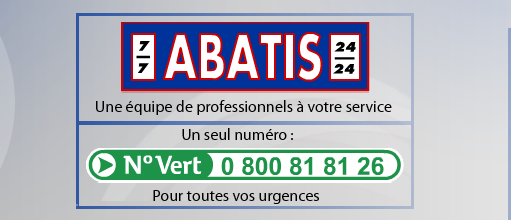 ABATIS serrurerie vitrerie plomberie dépannage Grenoble 24h/24, 7j/7